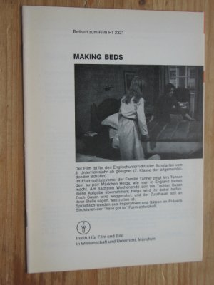 gebrauchtes Buch – Radio Bremen – Beiheft zum Film FT 2321 : Making beds