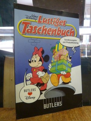 gebrauchtes Buch – Walt Disney – Walt Disney Lustiges Taschenbuch - Sonderausgabe "Lustiges Taschenbuch" präsentiert von Butlers (auf Vorderdeckel: 'Sonderausgabe mit Produktkatalog')