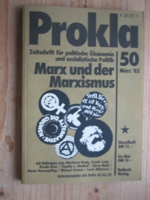 gebrauchtes Buch – Jürgen Hoffmann u.a. – Prokla 50 : Marx und der Marxismus