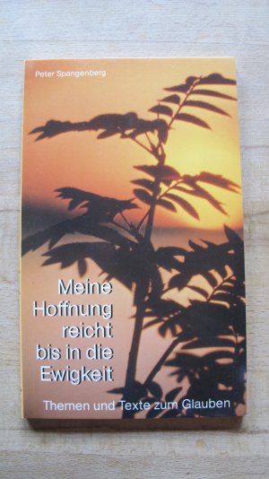 gebrauchtes Buch – Peter Spangenberg – Meine Hoffnung reicht bis in die Ewigkeit   -   Themen und Texte zum Glauben