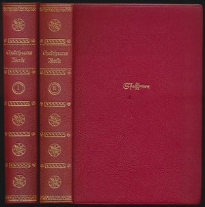 Dramatische Werke in vier Bänden (in 2= komplett)., Nach der Schlegel-Tieckschen Übersetzung. Mit einer Einführung von Wilhelm Heise.