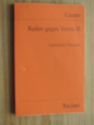 gebrauchtes Buch – Cicero – Reden gegen Verres II - Lat. /Dt