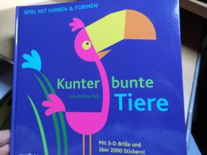 gebrauchtes Buch – Jenny Broom – Spiel mit Farben & Formen - Kunterbunte Tiere