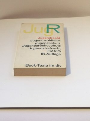 gebrauchtes Buch – Jugendrecht JugR: 16., neubearbeitete Auflage, Stand: 1. September 1986