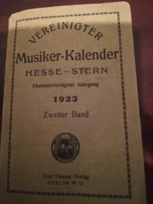 Vereinigter Musiker - Kalender