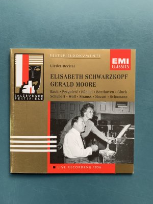 Elisabeth Schwarzkopf, Gerald Moore // Bach, Perfolesi, Händel, Beethoven, Gluck, Schubert, Wolf, Strauss, Mozart, Schumann