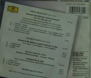 Prokofiev: Klavierkonzert - Piano Concerto No. 3 / Ravel: Klavierkonzert G-dur - Piano Concerto im G Gaspard de la Nuit