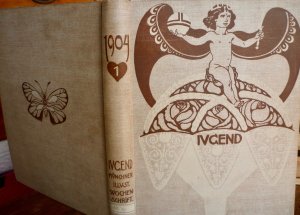 Jugend Münchner illustrierte Wochenschrift für Kunst und Leben. 1904. Band 1. Hefte 1 - 26 Gebundene Ausgabe