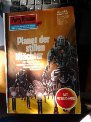 Perry Rhodan Risszeichnung Nr.643 Planet der stillen Wächter Verlag Pabel 1973