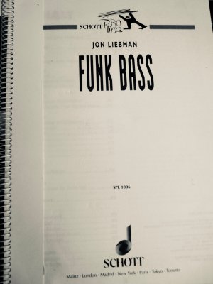 gebrauchtes Buch – Jon Liebman – Funk Bass - E-Bass.