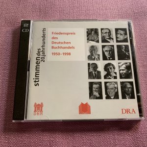 gebrauchtes Hörbuch – Stimmen des 20. Jahrhunderts: Friedenspreis des Deutschen Buchhandels 1950-1998