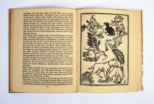 Die Legende von Sankt Julian dem Gastfreundlichen. Übersetzt von Ludwig Molde. Mit 35 (4 ganzseitigen) Orig.-Holzschnitten von Max Unold.