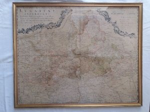 Karte Niederlausitz Brandenburg Grenzkoloriert Original 1768 / Homann Gebiet: Baruth, Pribus, Peitz, Friedland, Guben, Fürstenberg, Eisenhüttenstadt, […]