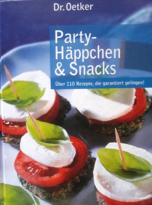 gebrauchtes Buch – Dr. Oetker – Partyhäppchen und Snacks