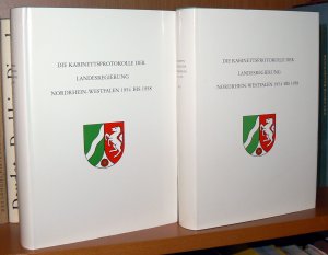 Die Kabinettsprotokolle der Landesregierung NRW 1954 bis 1958 - Dritte Wahlperiode. Teil 1 & Teil 2. 2 Bände.