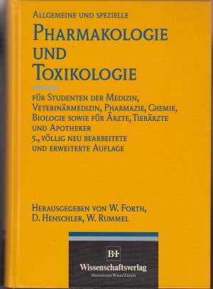 „Allgemeine und spezielle Pharmakologie und Toxikologie ...