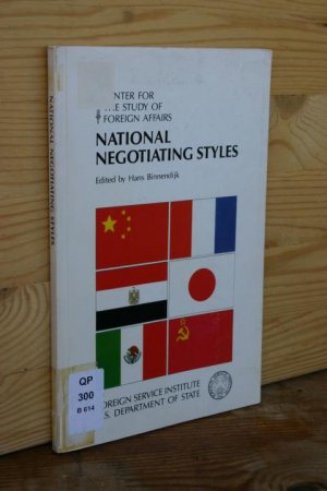 National Negotiating Styles (Center for the Study of Foreign Affairs)