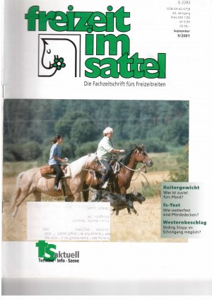 gebrauchtes Buch – Freizeit im Sattel - Die Fachzeitschrift fürs Freizeitreiten - 09/2001