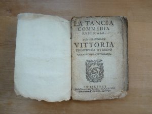 La tancia commedia rusticale (original, kein Reprint)