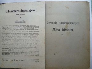 Zwanzig Handzeichnungen alter Meister.