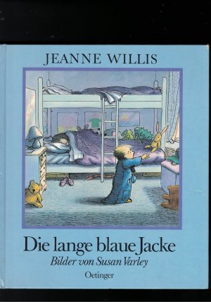 Die lange blaue Jacke