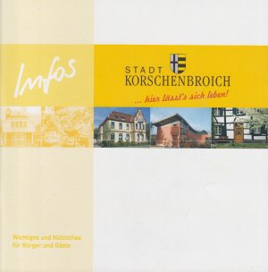 Stadt Korschenbroich…hierlässt’s sich leben! 21 cm x 21 cm