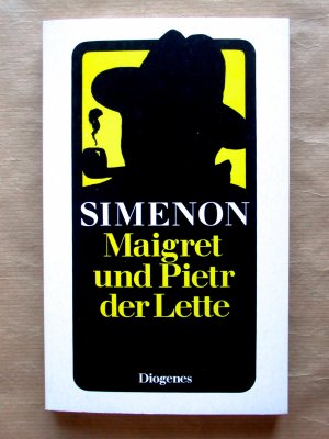 gebrauchtes Buch – Simenon, Georges; Schäfer – Maigret und Pietr der Lette. [Mit einer Nachbemerkung des Autors. detebe 20502.]