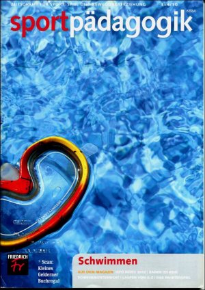 sportpädagogik 3-4/2010: SCHWIMMEN (Doppelheft - 3+4/10)