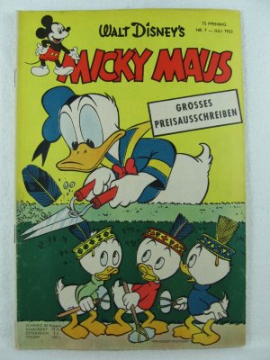 Micky Maus. 5. Jahrgang, Heft 7, Januar 1955..