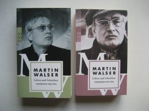 Konvolut Martin Walser - 13 Bücher - 1. Leben und Schreiben - Tagebücher 1963 - 1973 (rororo), 2. Leben und Schreiben - Tagebücher 1974 - 1978  (rororo), 3 .Jagd  (Suhrkamp, gebunden),, 4. Brief an Lord Liszt (Suhrkamp, EA 1981), 5. Jenseits der Liebe, 6. Das Einhorn, 7. Der Sturz, 8. Der Grund der Freude - 99 Sprüche zur Erbauung des Bewustseins, 9. Fingerübungen eines Mörders, 10. Tod eines Kritikers, 11. Zauber und Gegenzauber, 12. Ein fliehendes Pferd, 13. Fiction