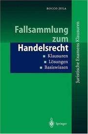 gebrauchtes Buch – Rocco Jula – Fallsammlung zum Handelsrecht