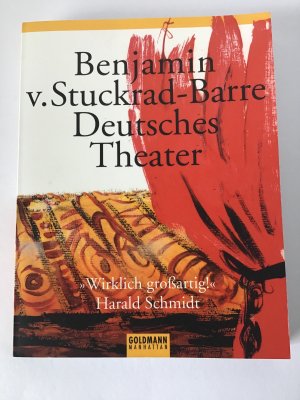 gebrauchtes Buch – Stuckrad-Barre, Benjamin von – Deutsches Theater