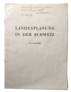 Bauten u. Entwürfe aus den Jahren 1925–1928/Landesplanung in der Schweiz