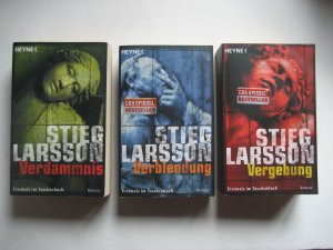 gebrauchtes Buch – Konvolut Schweden 1 - schwedische Literatur - 10 Taschenbücher - 1. Stieg Larsson: Vergebung (Heyne), 2. Stieg Larsson: Verblendung (Heyne), 3. Stieg Larsson: Verdammnis (Heyne), 4. Asa Nilsonne: Der Psychologe (Universo), 5. Bo R. Holmberg: Rabenseelen, 6. Majgull Axelsson: Augustas Haus, 7. Bodil Martensson: Mord als Alibi, 8. Magnus Nordin: Der Verfolger, 9. Kjell Westö: Tante Elsie und mein letzter Sommer, 10. Per Olov Enquist: Der Besuch des Leibarztes