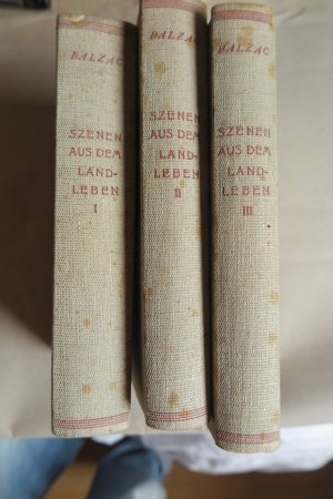 Menschliche Komödie - Szenen aus dem Landleben. Drei Bände. 1. Die Bauern; 2. Der Dorfpfarrer; 3. Der Landarzt. Deutsch von Paul Hansmann.