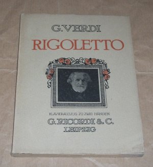 dt/it Oper in 3 Akten von Giuseppe Verdi Rigoletto Klavierauszug 