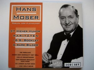 gebrauchter Tonträger – Hans Moser – Perlen der Kleinkunst - 37 Wiener Humor Raritäten + 16 Seiten Booklet & rare Bilder