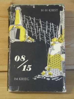 antiquarisches Buch – kirst, hans hellmut – "08/15 im krieg" / "null-acht fünfzehn" roman