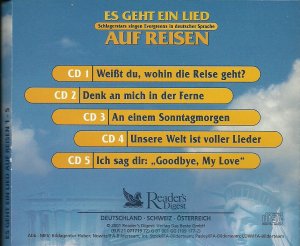 Es geht ein Lied auf Reisen- 5 CDs m.deutschen Evergreens