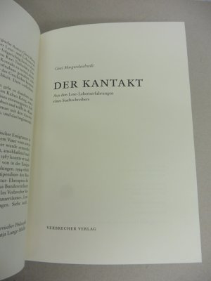 gebrauchtes Buch – Giwi Margwelaschwili – Der Kantakt