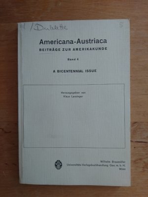 Americana-Austriaca - Beiträge zur Amerikakunde - Band 4