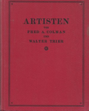 antiquarisches Buch – Colman Fred A – Artisten