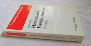 gebrauchtes Buch – Hans Brox – Handels- und Wertpapierrecht