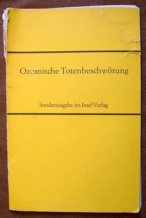 OZEANISCHE TOTENBESCHWÖRUNG, 29 Bildtafeln