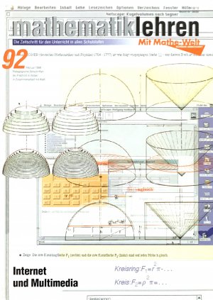 gebrauchtes Buch – Hans-Georg Weigand – Mathematik lehren 92: Internet und Multimedia - mathematiklehren - Februar 1999