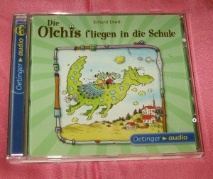 gebrauchtes Hörbuch – Erhard Dietl – Die Olchis fliegen in die Schule. Audio-CD.