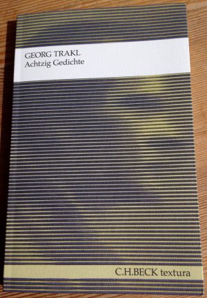 gebrauchtes Buch – Georg Trakl – Achtzig Gedichte