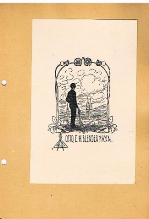 Ex Libris Otto E. H. Blendermann.