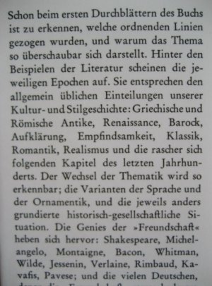 gebrauchtes Buch – Hans Bender – Das Insel-Buch der Freundschaft - ausgewählt von Hans Bender