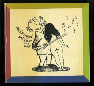 gebrauchtes Buch – Hans Peter Müller – Mit Saitenspiel und spitzer Feder ° Ein musikalisches Karikaturenkabinett ° DDR 1982